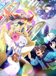 Megami "Isekai Tensei Nani ni Naritai desu ka" - بنر عمودی